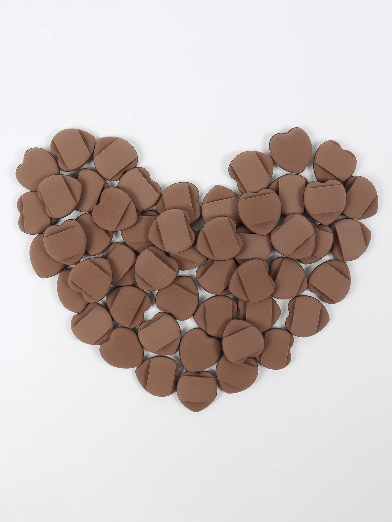 50 Mini Finger Cushions Air Cushion แป้งพัฟ,Latex และฟรีผสมฟองน้ํา Liquid Puff เป็น Foundation เครื่องสําอางค์ใช้ Make