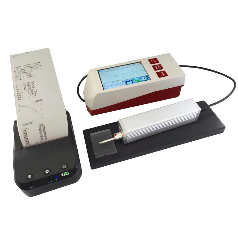 NDT160 Digital Portable Split Surface Roughness Tester USB Interface Electronic 1-Year Cable for Machine Battery Measurement