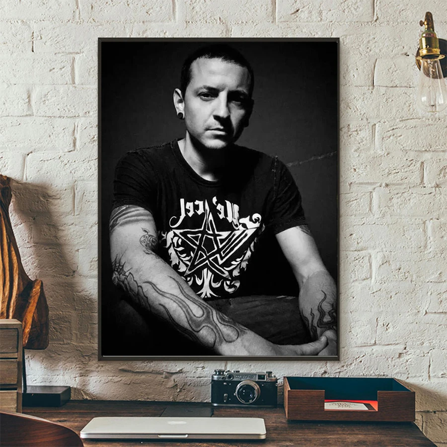 5D DIY Diamond Painting Famous Superstar Chester Bennington Full Round Embroidery Cross Stitch Rhinestone Mosaic Home Decor Art