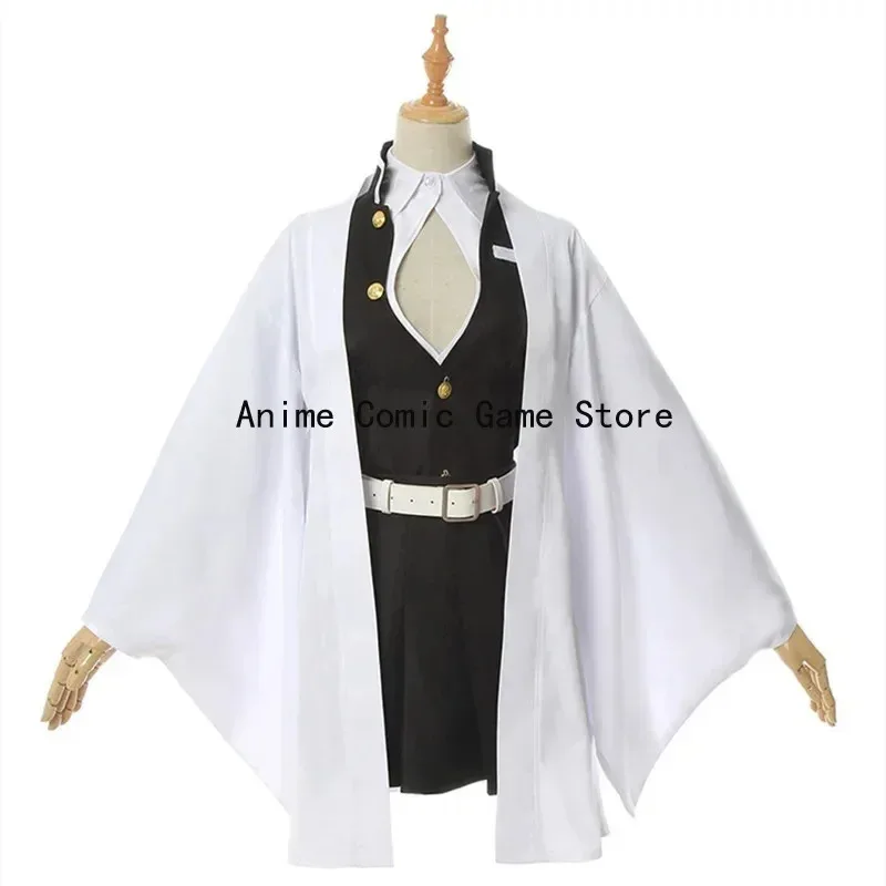 Disponibile Kanroji Mitsuri Costume Cosplay Parrucca Anime Kimono Kisatsutai Abiti sexy Festa di Halloween per donne Ragazza
