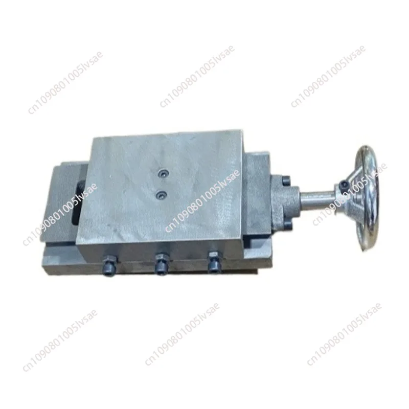 Cast Iron Dovetail Groove Sliding Plate with Rod Straight Line One-way Hand Slide Module Slider Mechanical Guide Rail Table