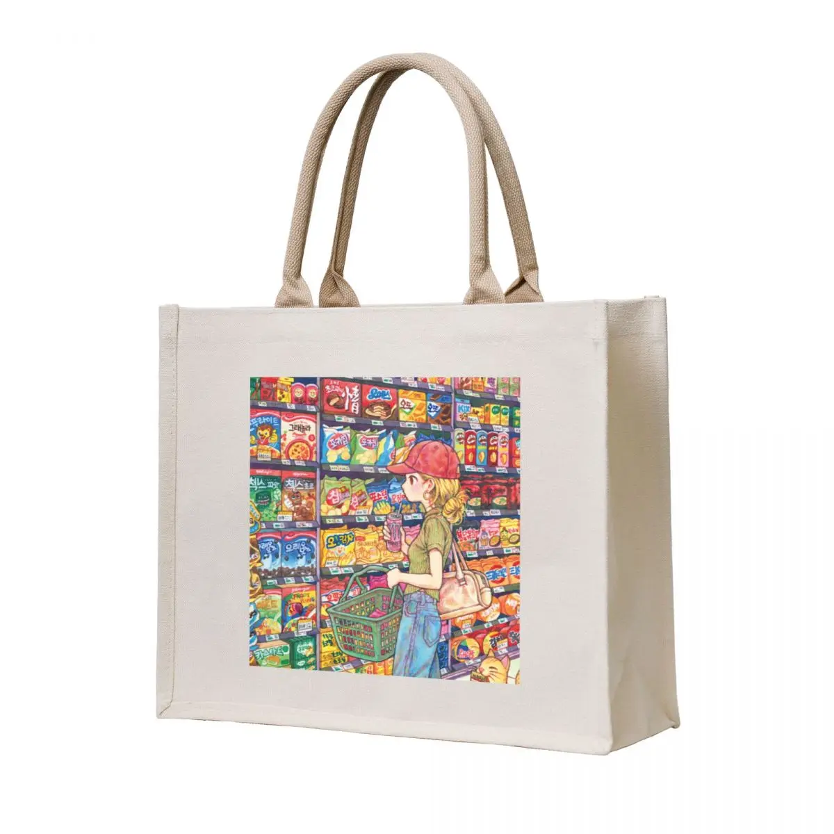 

supermarket Tote Bag bags for women reusable shopping bags shopping bags foldable
