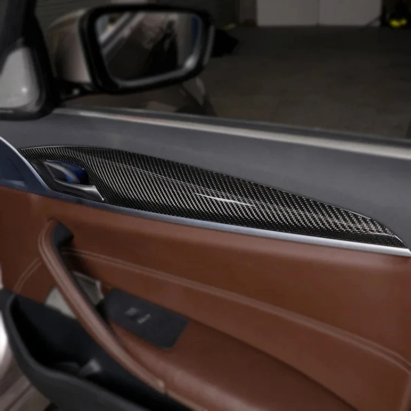 

Для BMW 5 серии G30 G38 настоящее сухое углеродное волокно 2016-2022 приборная панель правая длинная отделка декоративная панель модификация аксессуары