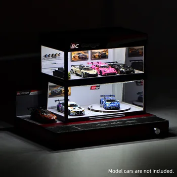 Handmade 1:64 Scale Japanese Street View Series 5 – Car Showroom Diorama with LED Lights,…