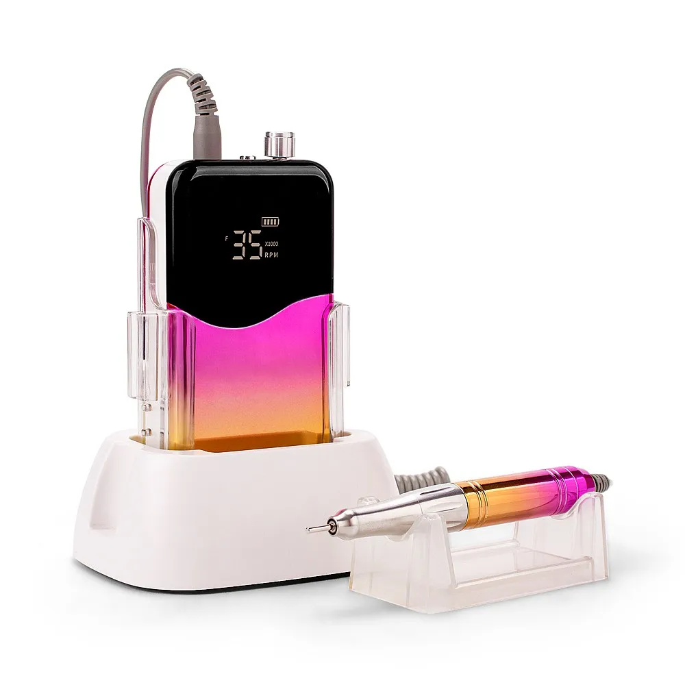 Professional Nails Supplies Salon Use Portable Coreless Motor Smooth Strong Power Nail Drill Machine Efile