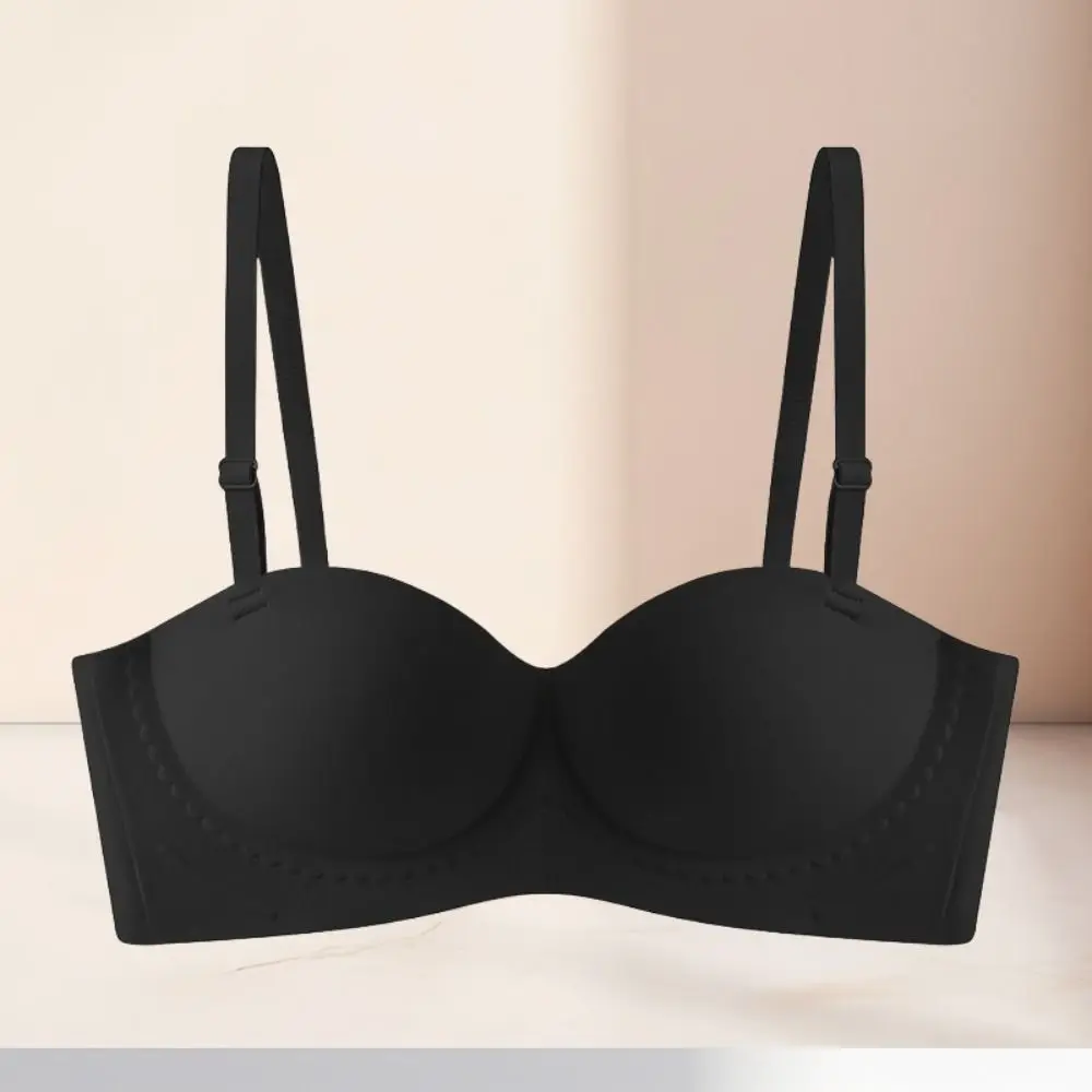 

Basic Slim Wireless Deep V Bra Solid Color V Neck Underwear for Women Adjustable Lingerie Girls Seamless Bra Female