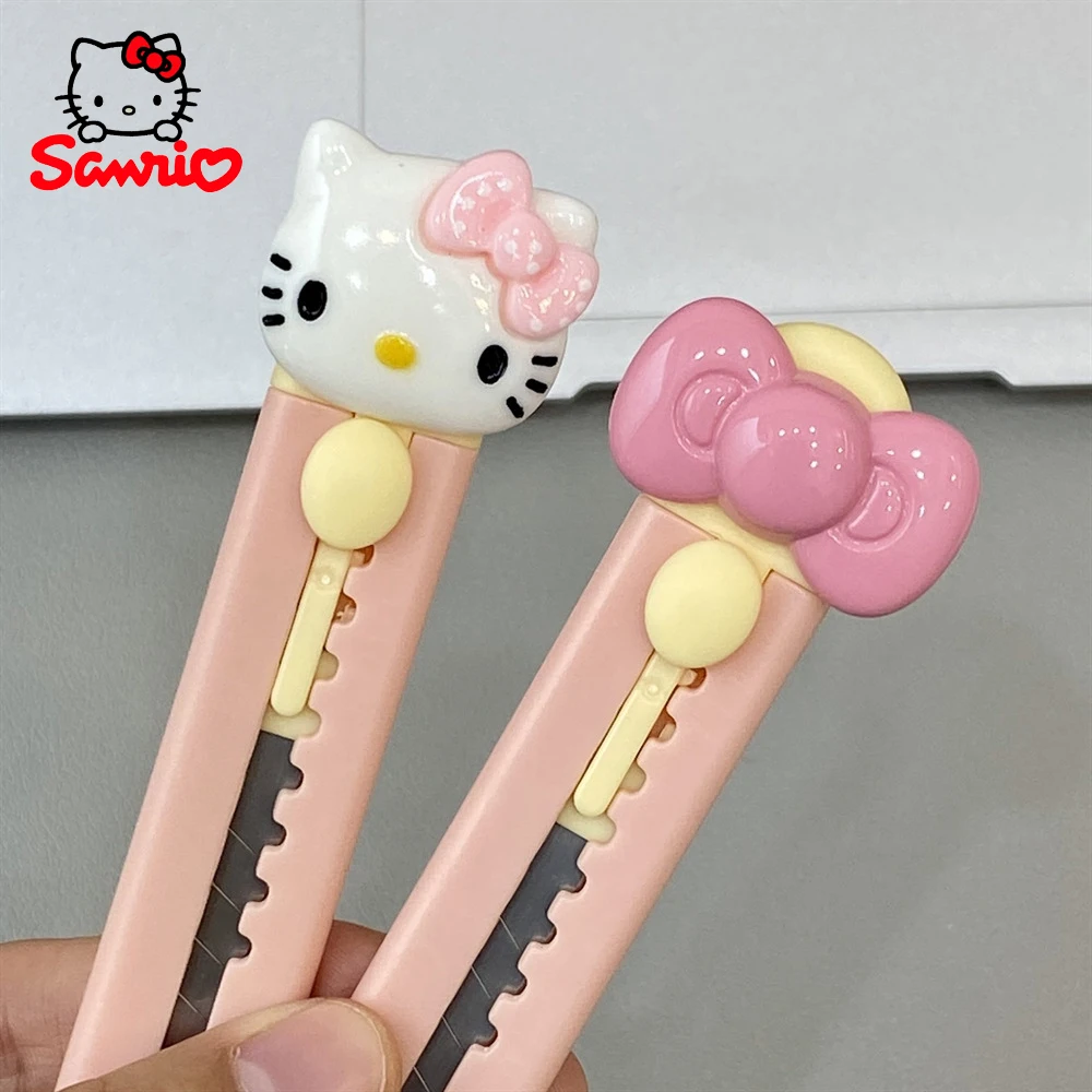 Sanrio HelloKitty универсальный нож ручной работы мультяшный универсальный нож портативный распаковка разпаковка экспресс-доставка планировщик резак для бумаги