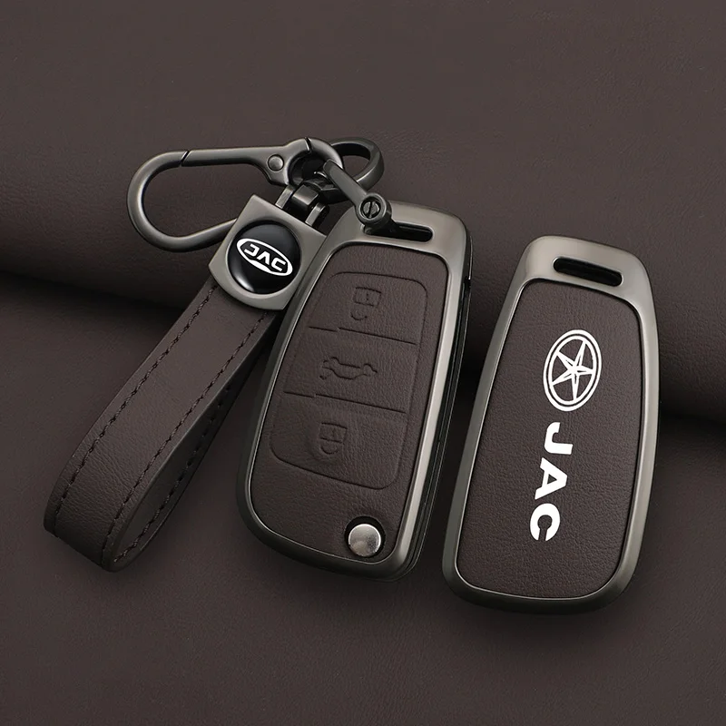 

Metal Car Key Case Cover Shell Bag For JAC S2 Refine S3 S4 S5 S7 R3 A5 7 T40 S5 X4 R3 SEI 3 2017 2018 2019 2020 Accessorise