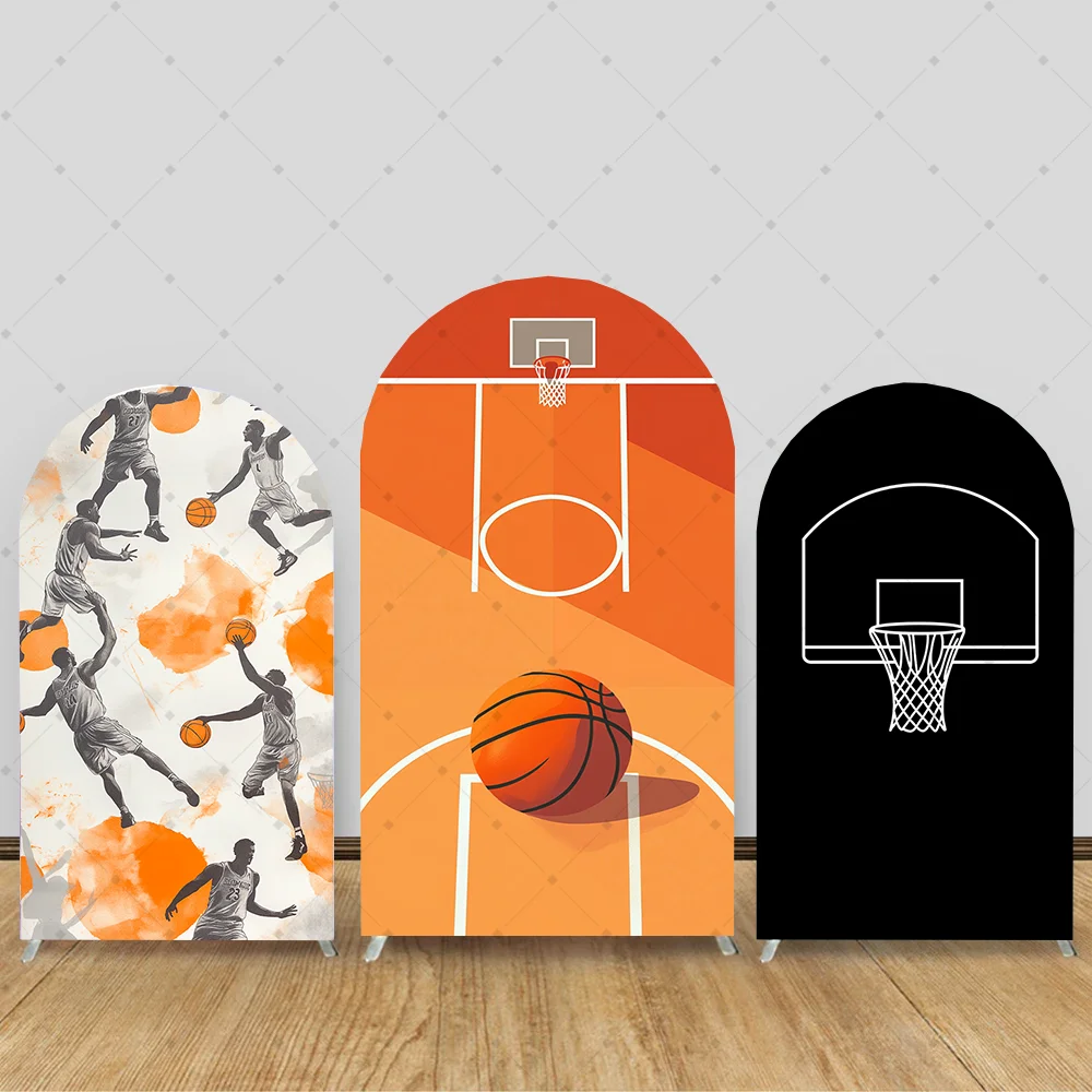 

Basketball Arched Background Cover, Party Background Arch, Sports Birthday Party, Graduation Ceremony Photo Prop
