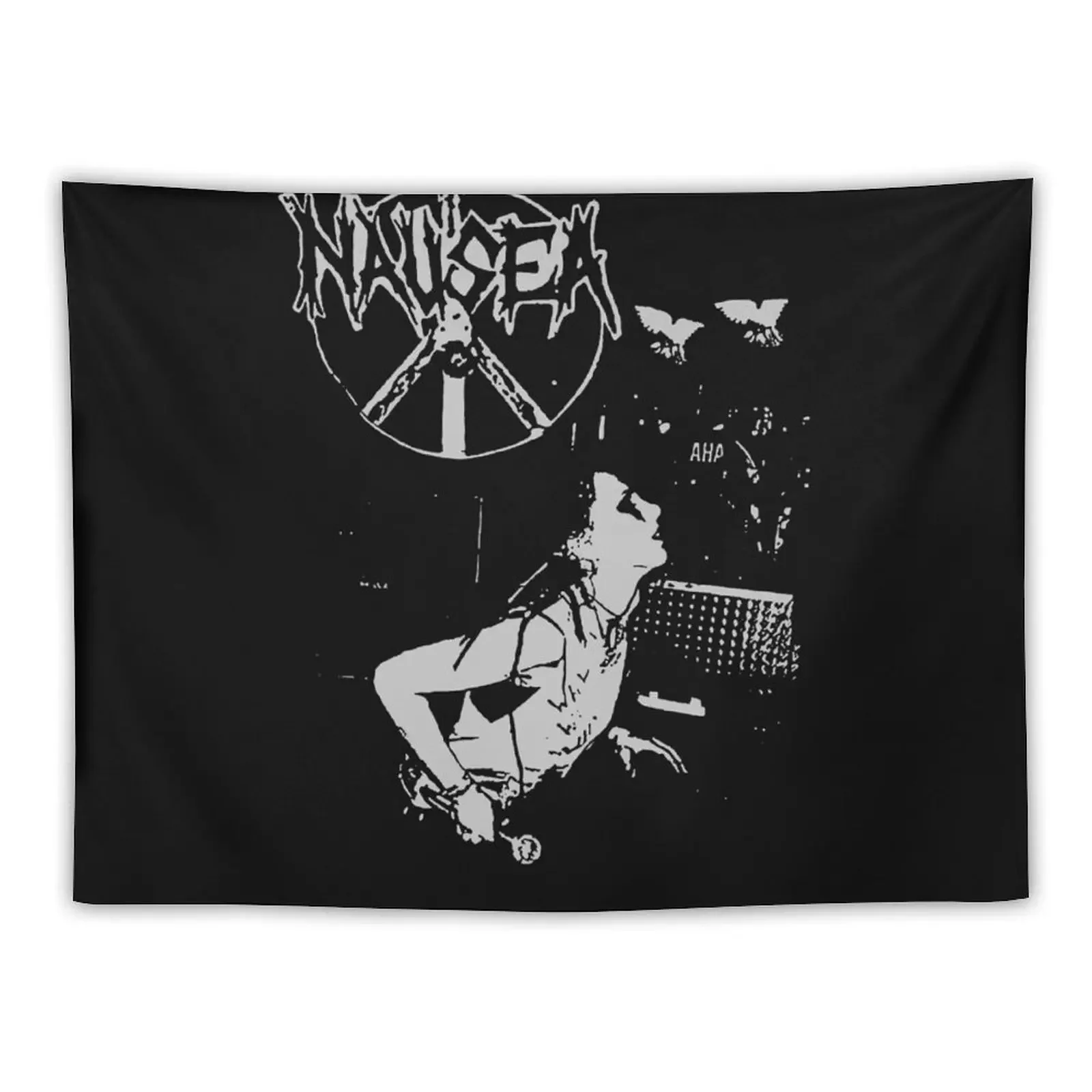 

Nausea - Punk - Crust - NYC Premium T-Shirt Tapestry Room Aesthetic Aesthetic Decoration Carpet On The Wall Tapestry