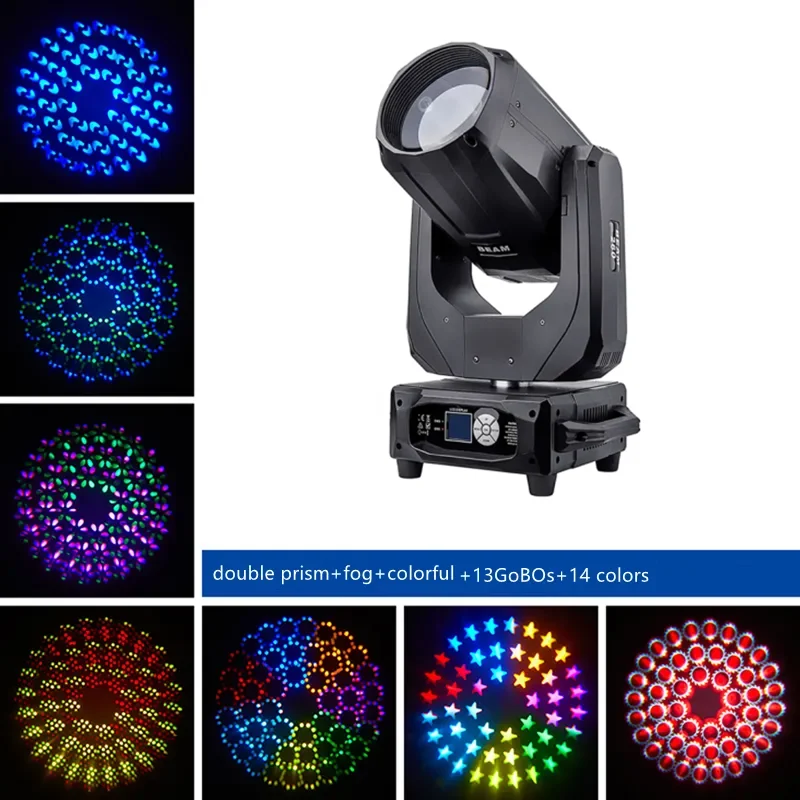 

Moving head light 260W 9R Stage Beam light club wedding performance bar ktv moving head rotating pattern DMX stage light