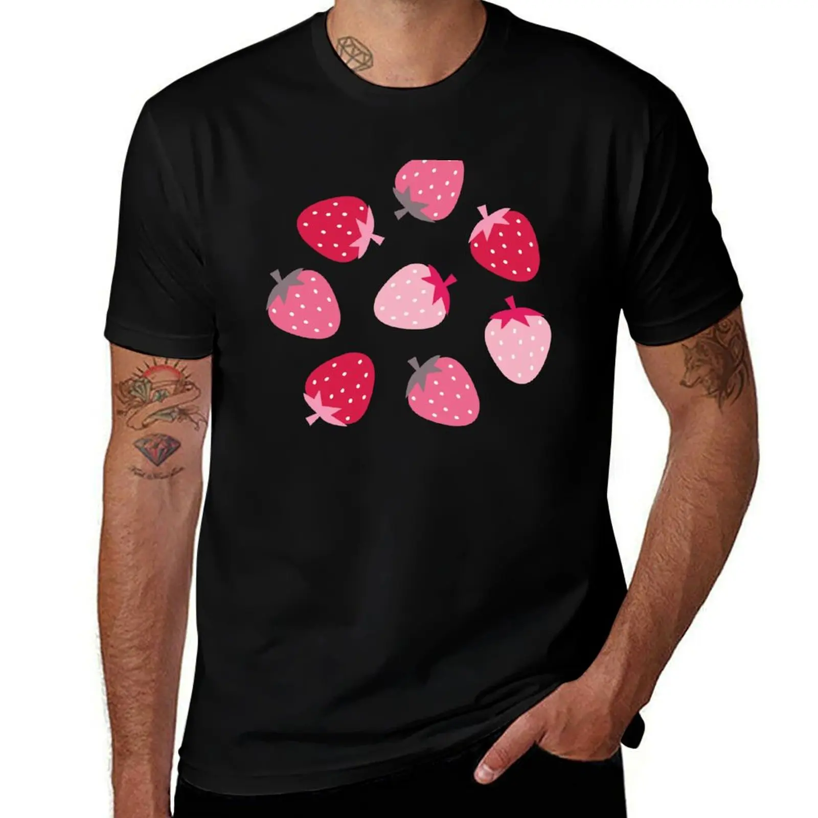 Strawberry Fields T-Shirt Stain Resistant Casual Tee