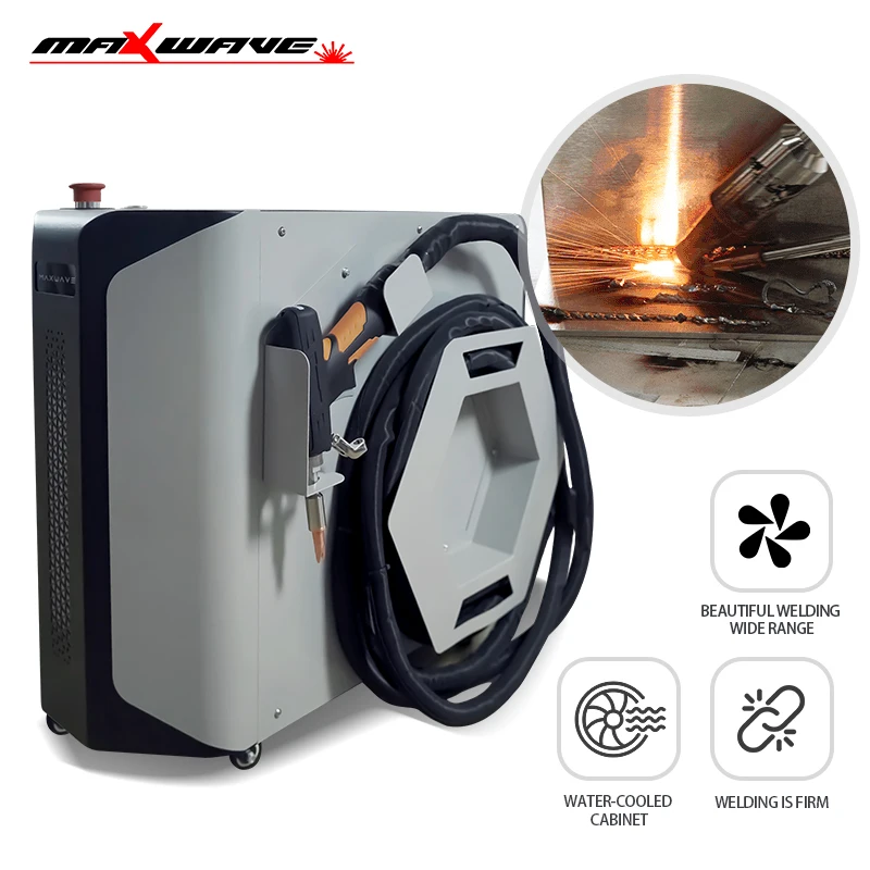 800W Air Cooling Laser Welder 3 in 1 Strong Cutting Welding Cleaning Fiber Laser Welding Machine for Metal Air Cooled Laser