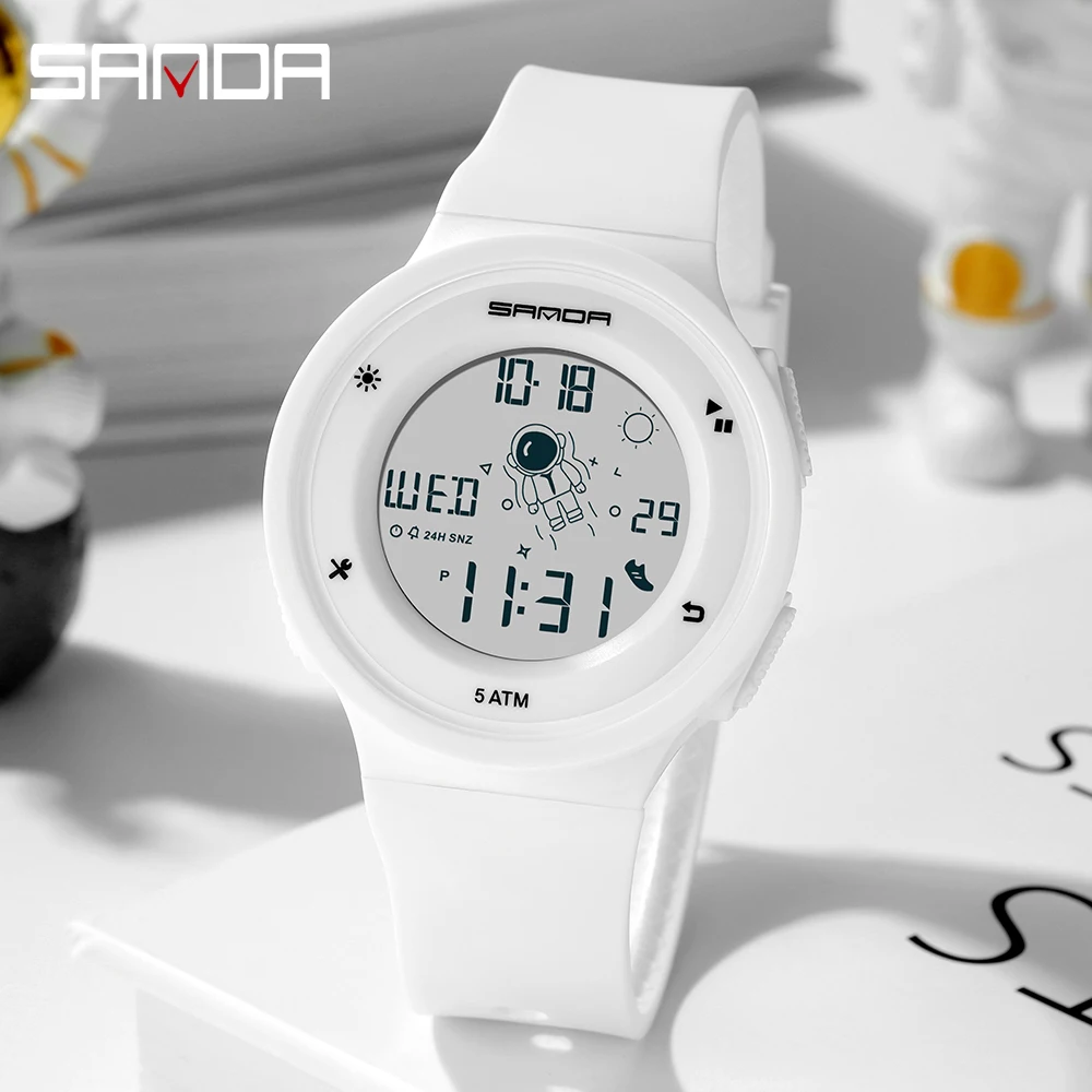 Fashion Sanda Brand 2022 New Sport Watches Digital Watch For Men Woman Wrist Waterproof Student Electronic Clock Relogio 2121