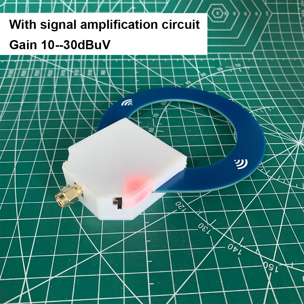 Antena de bucle MW SW portátil de 9,9 KHz-181MHz, miniantena BB de anillo pequeño para receptor SDR de malaquita, TEF6686