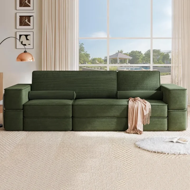 أريكة مضغوطة حديثة من الشمال فاخرة متعددة الوظائف لغرف النوم المستقيمة أريكة مضغوطة تصميم مريح ملحقات Divano