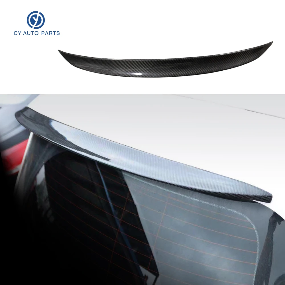 Carbon Fiber Rear Roof Spoiler Wing for Mercedes-Benz GLC63 X253 Style Aftermarket Auto Part in Black
