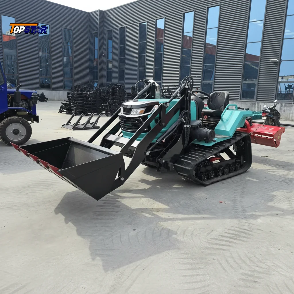 

Customized 40HP Multifunctional Diesel Crawler Tractor EPA CE Farm Gardening Digging Pushing Machine