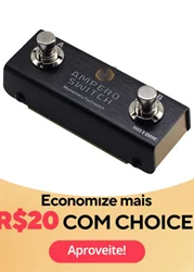 Hotone Ampero Switch 2-Way Momentary Dual Footswitch Foot Controller 1/4-Inch Pedal Switcher FS-1