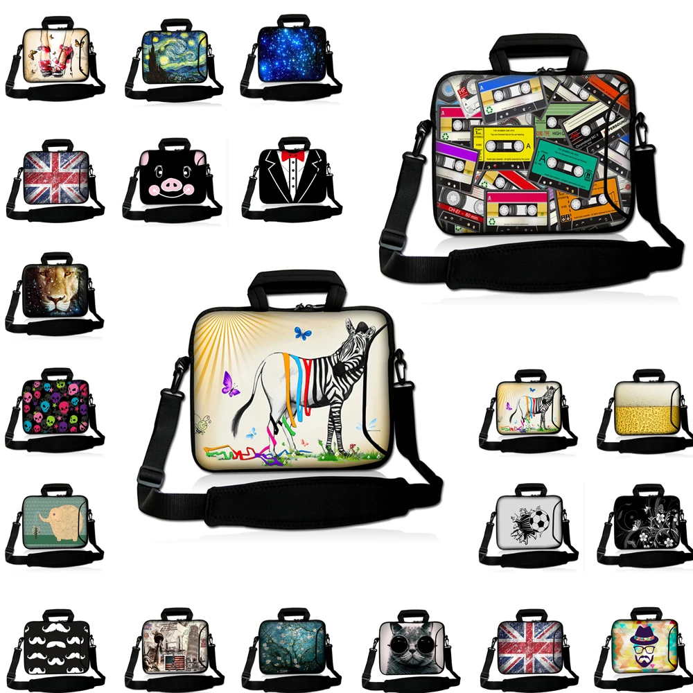 حقيبة كمبيوتر محمول من النيوبرين مقاس 13 بوصة مع حزام للكمبيوتر المحمول Macbook Air 13 OnePlus Pad 3 13.2 DOOGEE Tab G6 13.4 بوصة 2025 DELL Lenovo