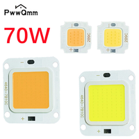 LED COB Chip 70W 60W 50W 40W 30W 20W Backlight Diode Lamps Cold White Warm White LED Matrix For DIY Flood Light Bulbs Spotlights