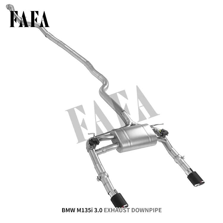 For  G20 M340i Exhaust System Mid-tail High-performance Catback Exhaust Pipe Electric Valve Exhaust Muffler