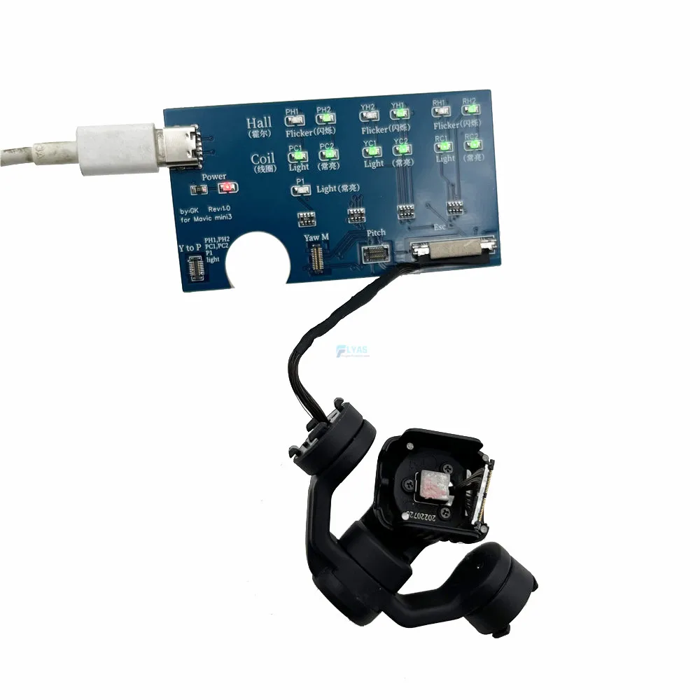Оригинальный карданный двигатель Mini 4 Pro/резиновый/кабель PTZ для DJI Mini 4 Pro, часть карданного камеры, гибкий плоский ленточный кабель, крышка рулонного рычага