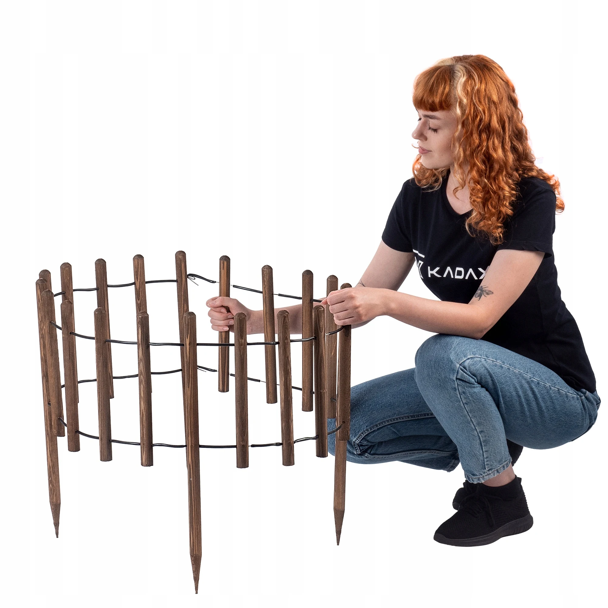 سياج خشبي رنين للحدائق من كاداكس ، عشب برونزي ، ، من من كاداكس #5