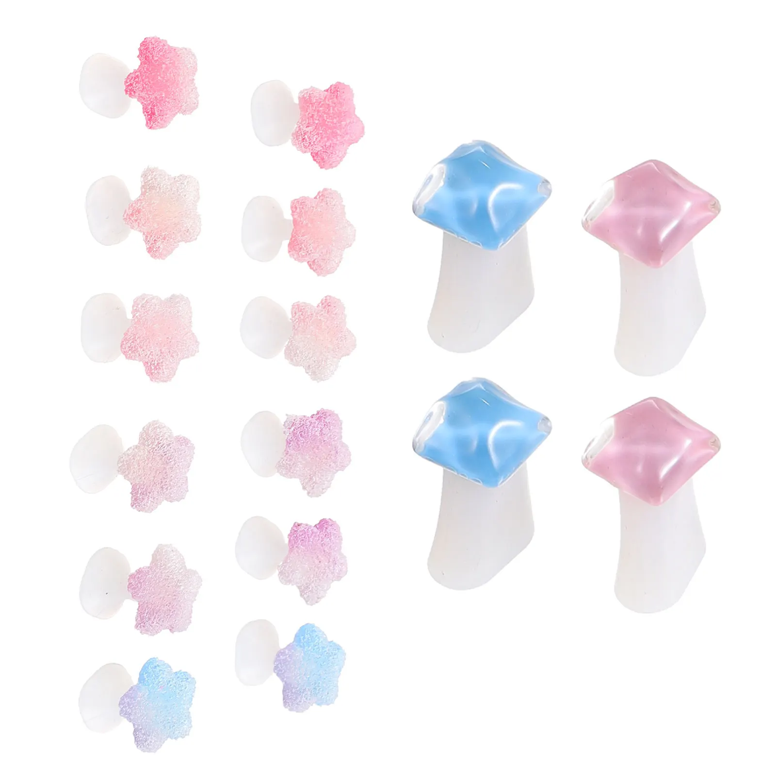 

16 Toe Silicone Pedicure Tools Nail Art Protector Dividers Gel Spreaders Reusable Toe Pentagram