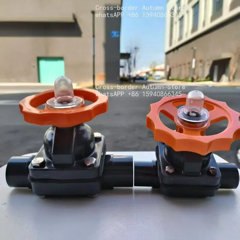 Corrosion resistant UPVC flow water control valve PVC pipe stop valve fine adjustment valve one-way