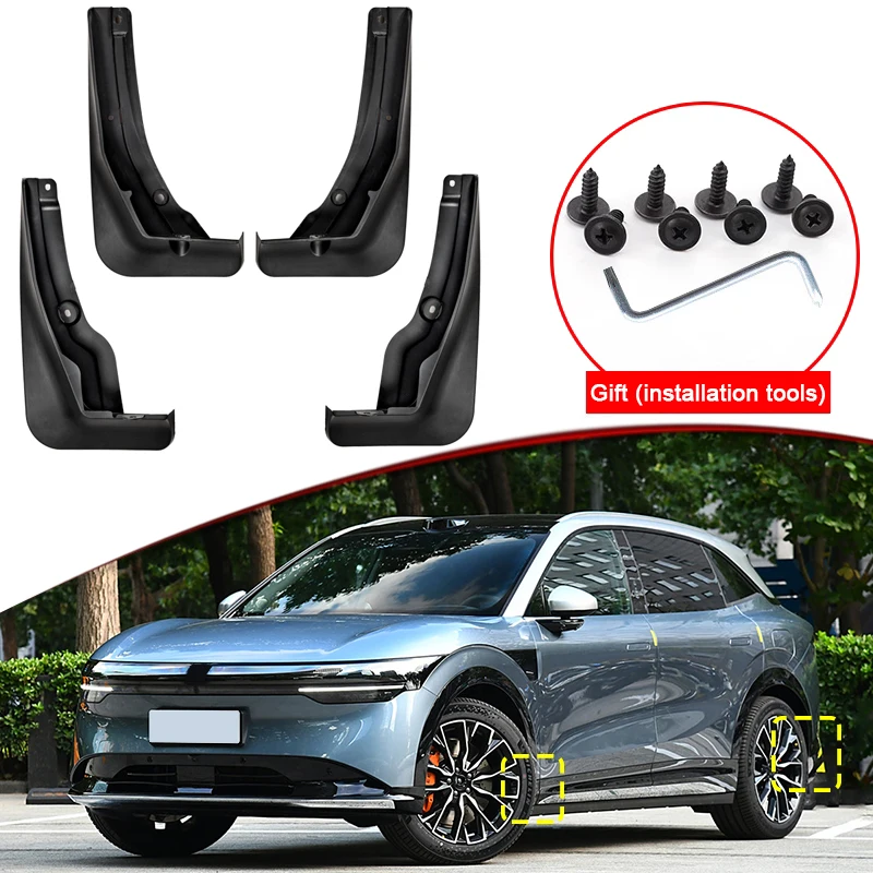 

Car Styling For ZEEKR 7X 2025 2026 2027 ABS Car Mud Flaps Splash Guard Mudguards MudFlaps Front Rear Fender Auto Accessories