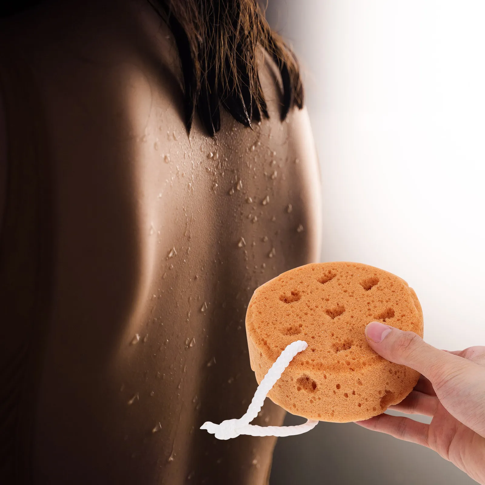 

3Pcs Bath Shower Balls Honeycomb Sponge Body Exfoliating Scrubber Lightweight Portable Back Cleaning Tool Bath Sponge