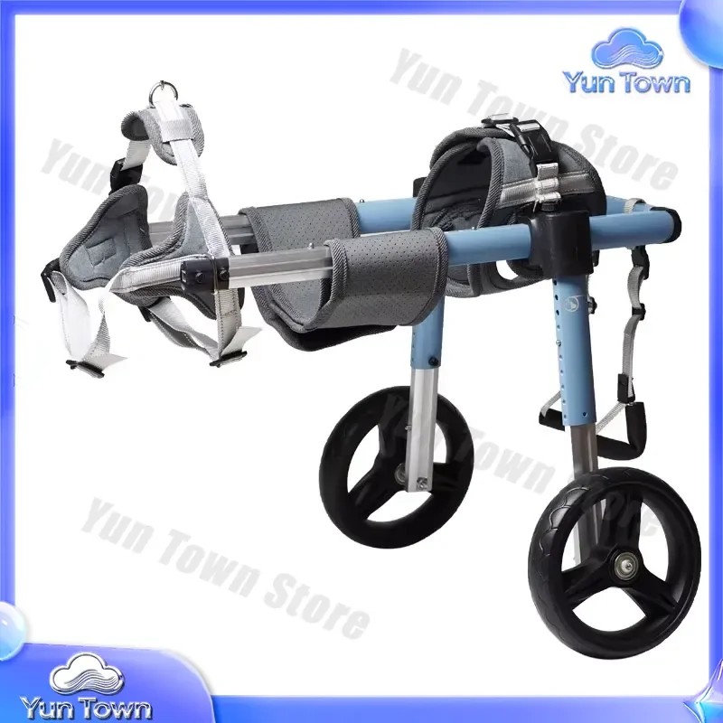 Dog Wheelchair for Hindlimb Paralysis Rehabilitation Transport Mobility Aid for Elderly Disabled Pets Teddy Small Medium Dogs