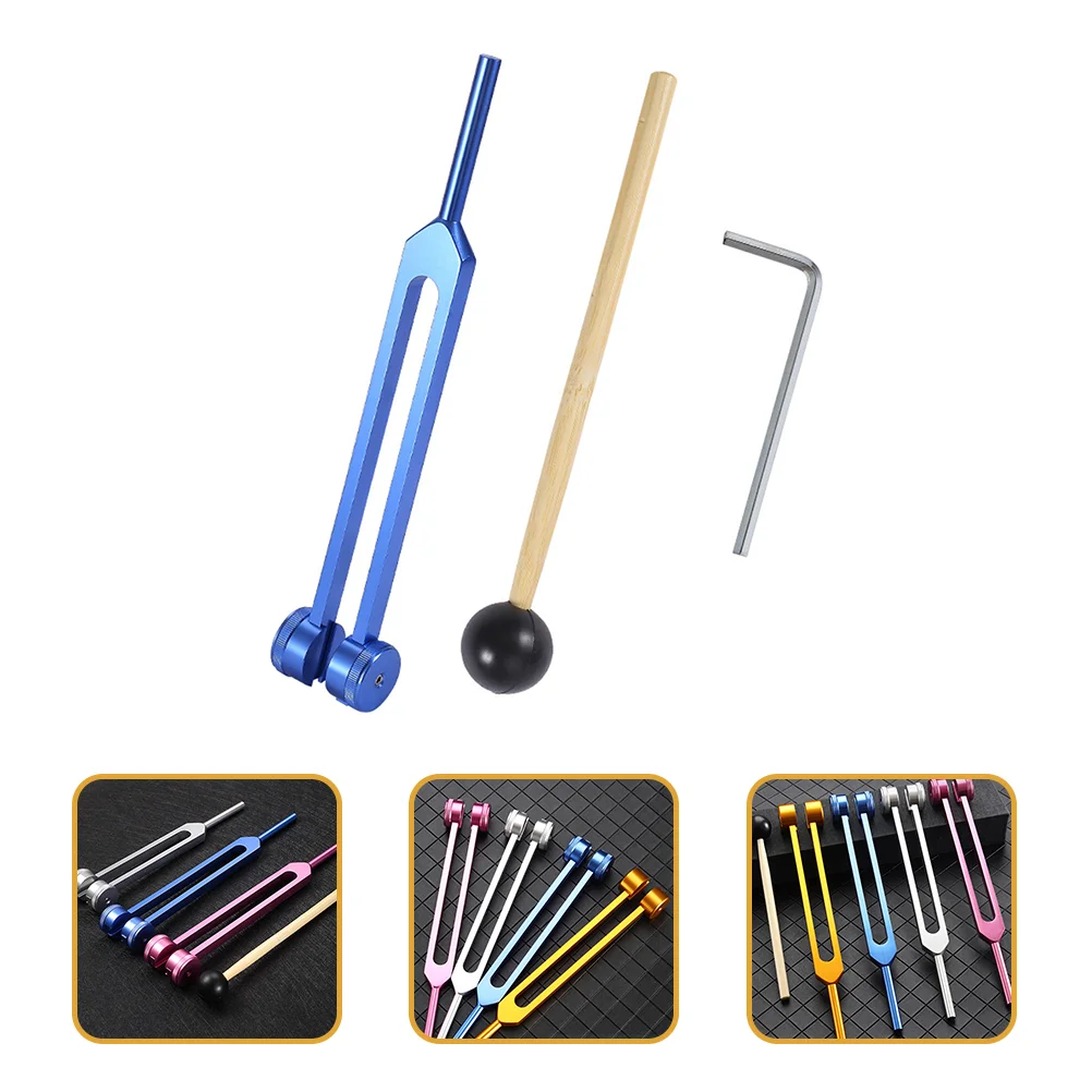 Ear Tuning Fork Ears Supplies Aluminum Alloy Chakra Hammer Ear-cleaning Tools Blue