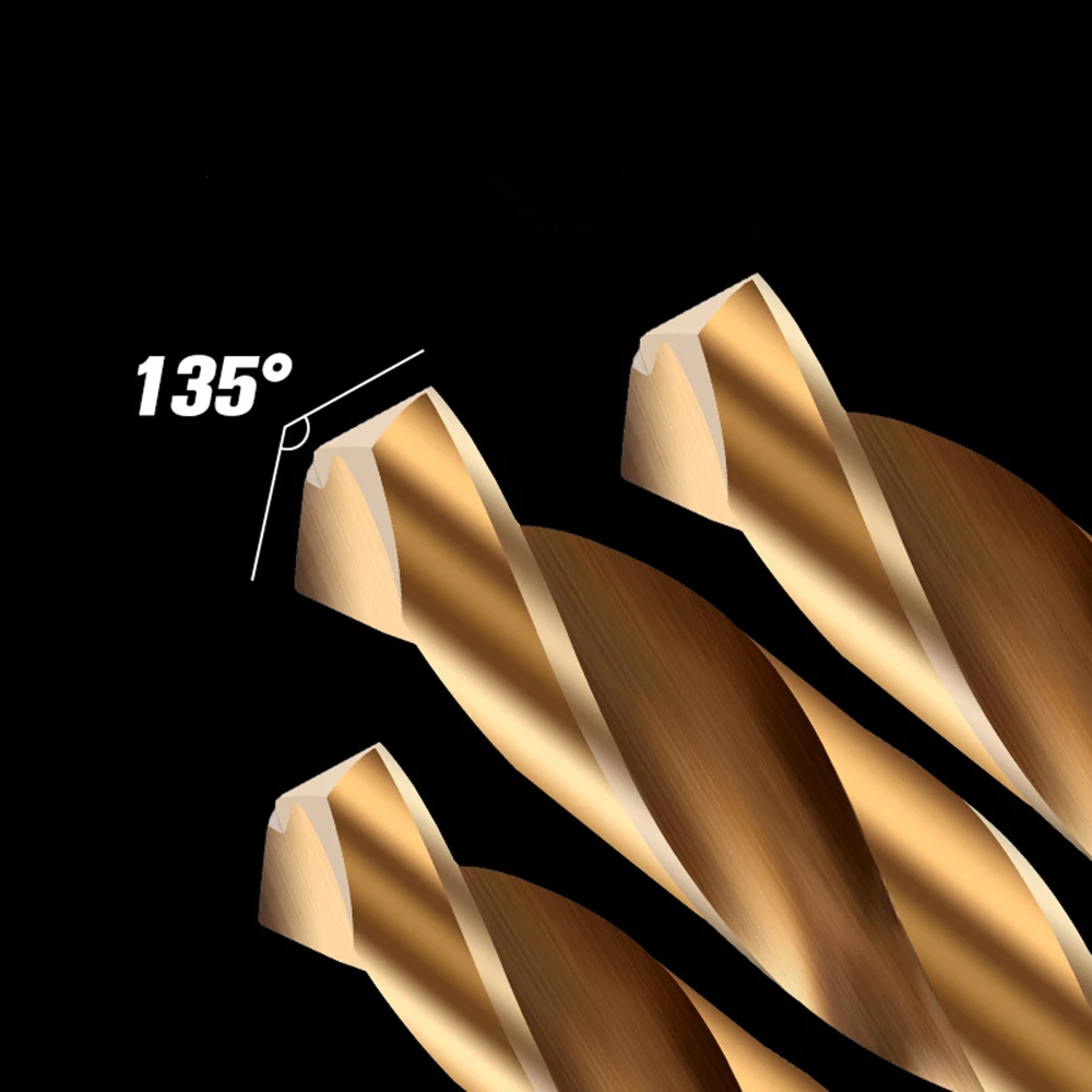 Bộ 5 7.1Mm-13Mm M35 HSS-CO Coban Khoan HSS Mũi Khoan Xoắn Chút Cho Thép Không Gỉ (năm 7/7.5/8/8.5/9/10/10.5/11/11.5/12/12.5/13Mm)