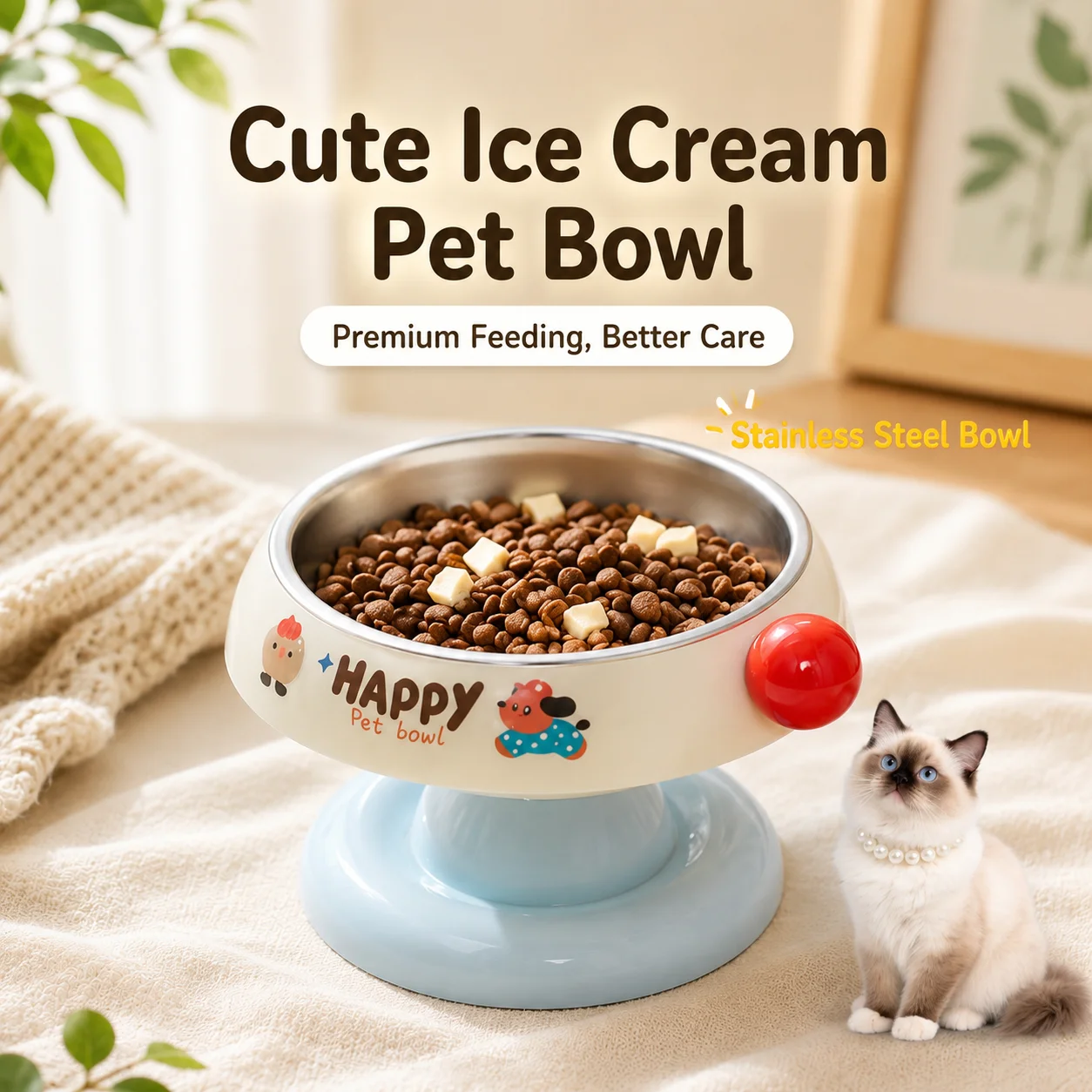 Thumbnail 3 - #37 Latest Elevated Cat Feeding Bowls Offers