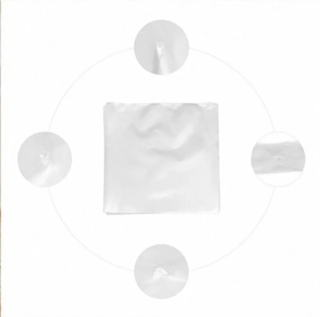 50pcs 10-inch Vinyl Record Sleeves – Thickened Clear Plastic Protective Flat Bags for LPs & CDs
