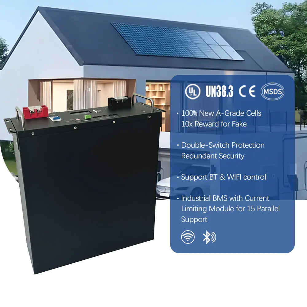 Solar Battery 12V 200Ah Lithium Solar Power Bank Portable Batterie Lithium 10kWh Lithium Titanate Battery on Grid Solar System