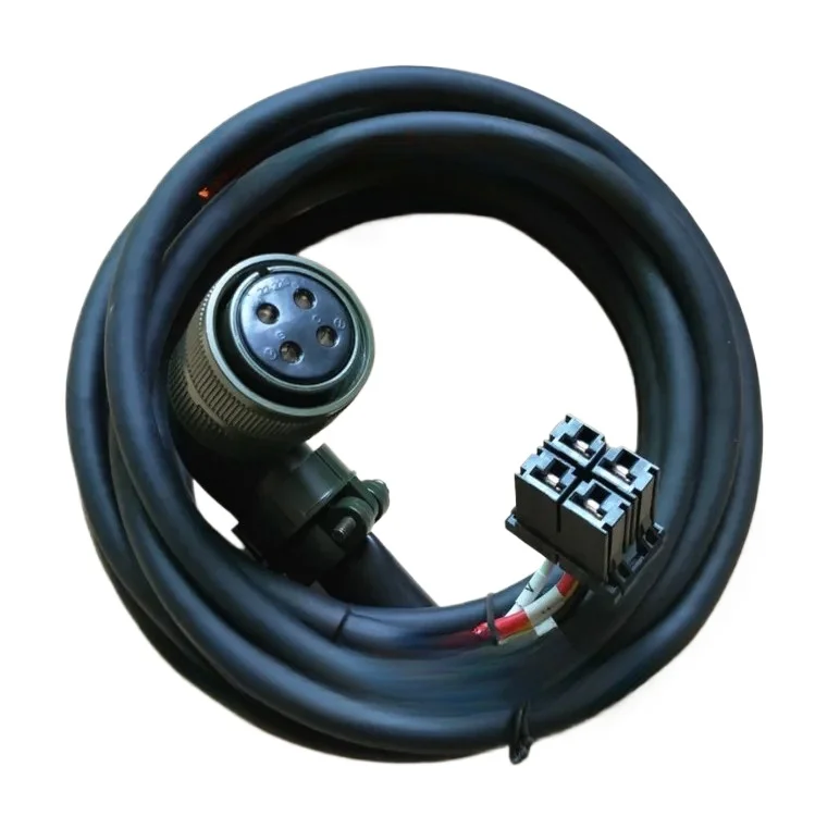 

Подходит для шнура питания серводвигателя M70 PWCE18-10S-5M 22-22S, шнур питания с 4-контактной вилкой