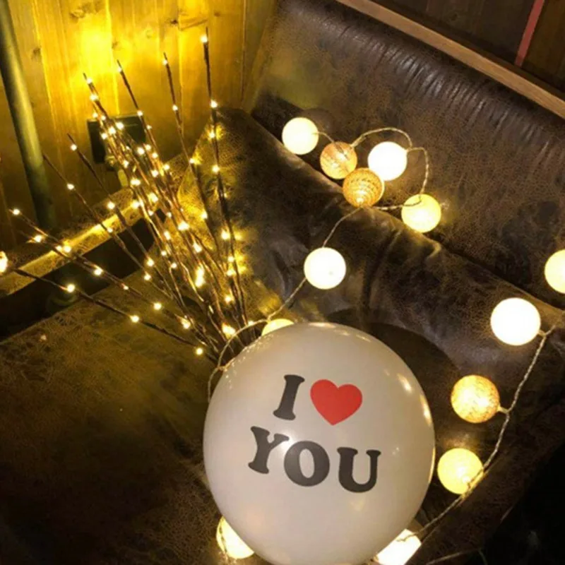 Simulation Tree Branch LED Lights Sweet and Warm Delicate Tree String Lamp for Wedding Table Decor Baby Shower AC-Hot Sale