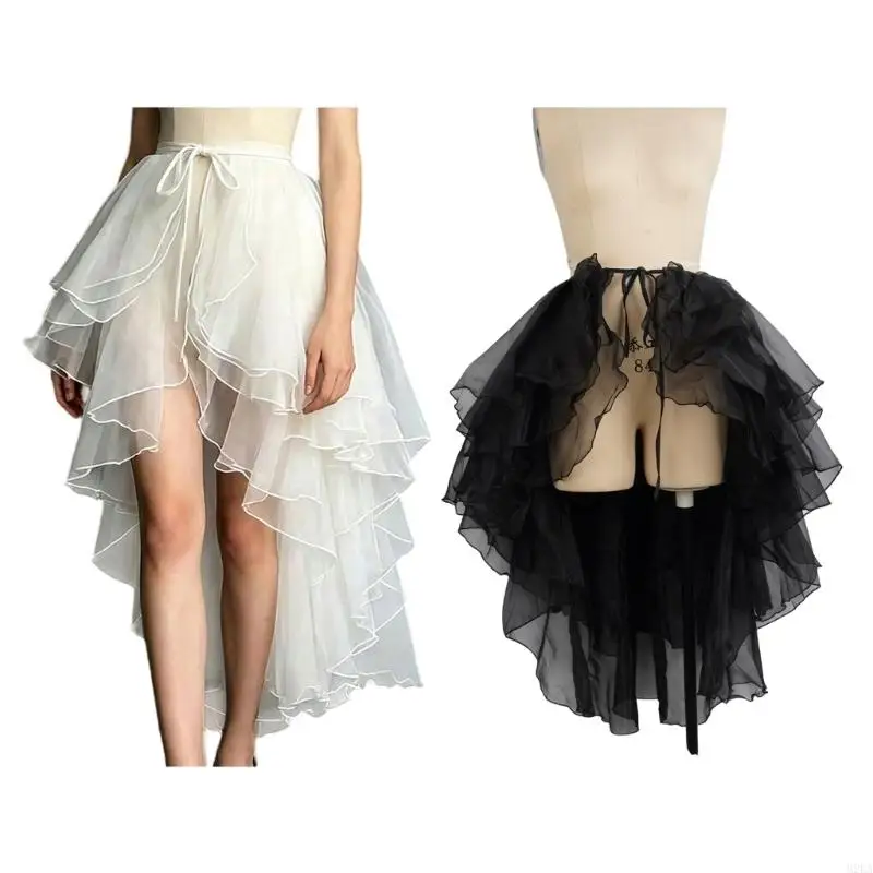 2026 New Tiered Crinoline Stage Show Underskirt Lightweight Tulle Petticoat Costume Overskirt For Princess Cosplay And Outfits