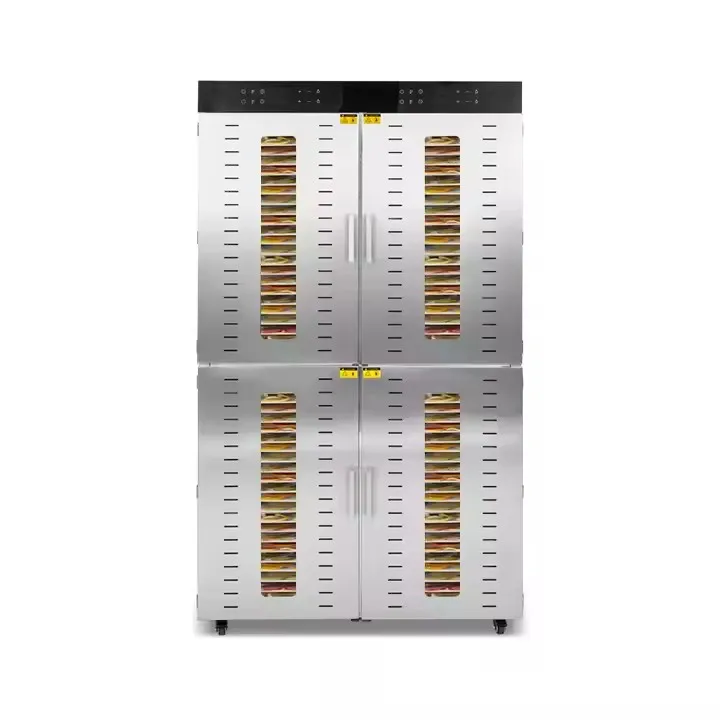 Commercial 96-Tray 4 Room Food Dehydrator Machine Industrial Beef Jerky Dryer Motor for Fruit Vegetable Drying