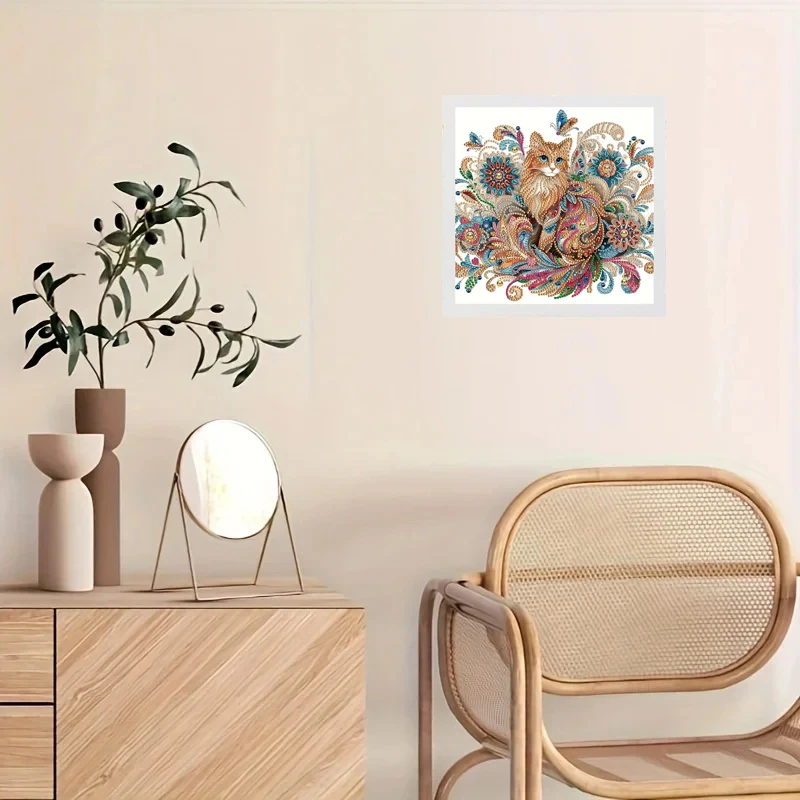 5D على شكل حجر الراين الماس اللوحة DIY الزخرفية الفنية غرفة المعيشة عرض موقف زخرفة الجدار الشنق اليدوية حجر الراين #5