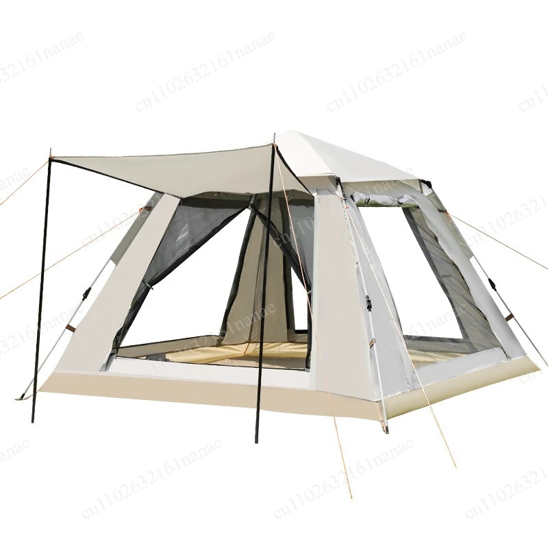 Outdoor tent outdoor camping convenient folding automatic quick opening rain and sun protection 3-4 people
