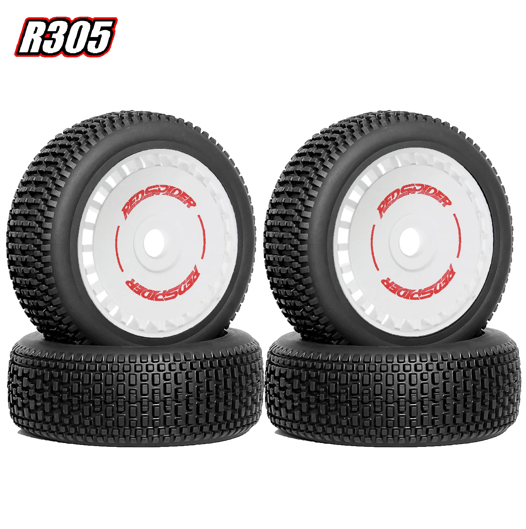 4PCS RC Hex 17mm Tires for ARRMA 1/8 Talion 6S BLX, Typhon 3S BLX Redcat Team Losi HPI HPS Kyosho Hobao Rc Tires Wheels
