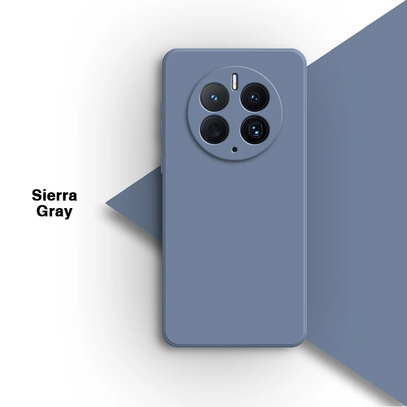 Flüssige Silikon-Handyhülle für Huawei Mate 60 50 40 Pro Plus 50E 40E RS 5G, weiche Original-Schutzhüllen