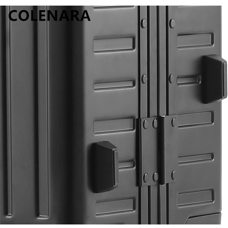 COLENARA Suitcase 20 Inches Front Opening Laptop Boarding Case 24