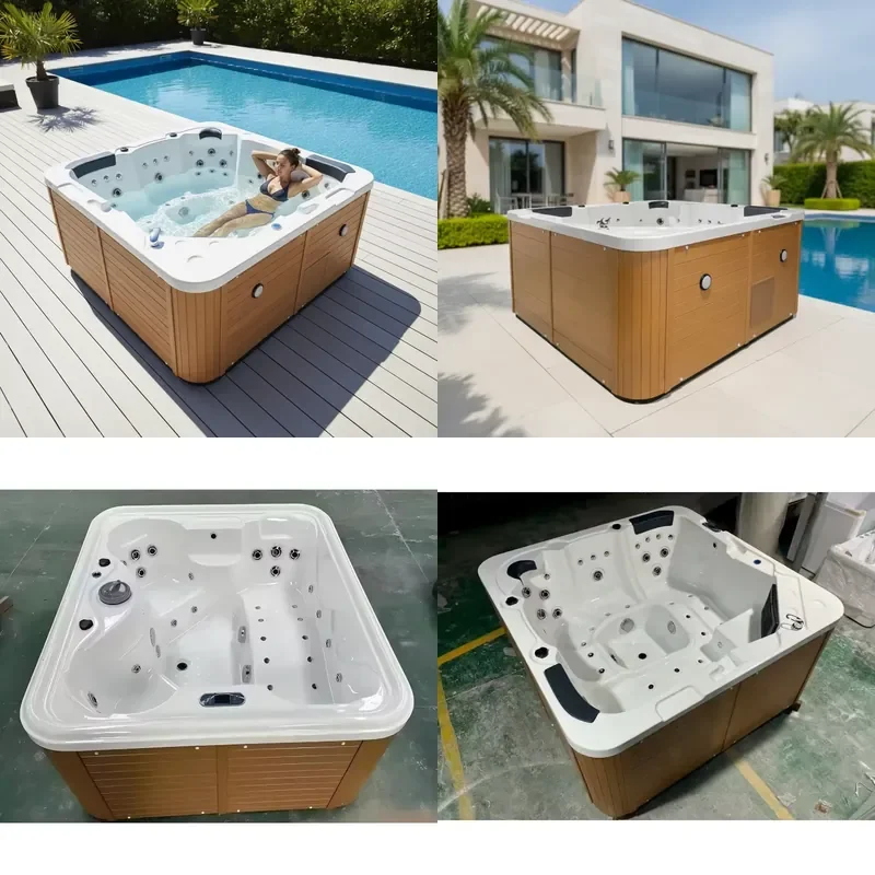 Freestanding Plug and Play Bathtub Luxury Indoor Spa Affordable Price