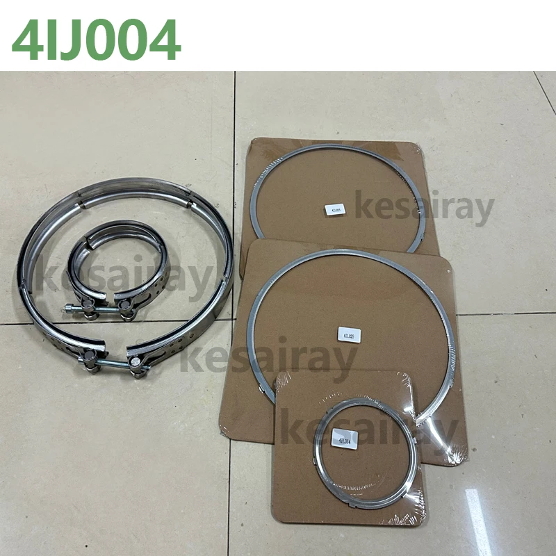 

NEW Exhaust for MAN TGL TGM TGS 4IJ004 Clamp and Gasket Kit 6674314282 81159010046 81159010045 6674314125