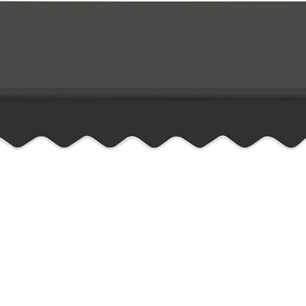 

Caribbean-Style 13x10ft Manual Black Awning with UV Protection, Hand Crank, and Steel Frame for Outdoor Spaces